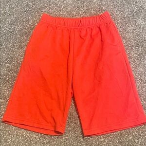 Bright Red Athletic Shorts